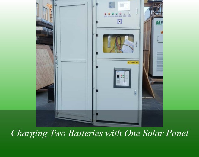 Charging Two Batteries with One Solar Panel